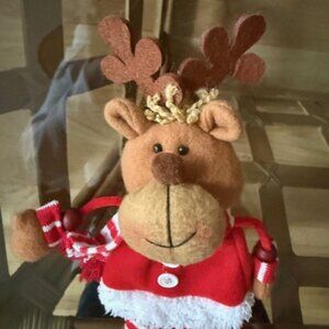 Pier 1 Imports Reindeer Bottle Cover Set